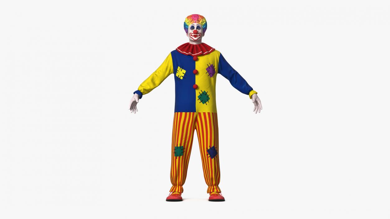 3D Adult Clown Suit