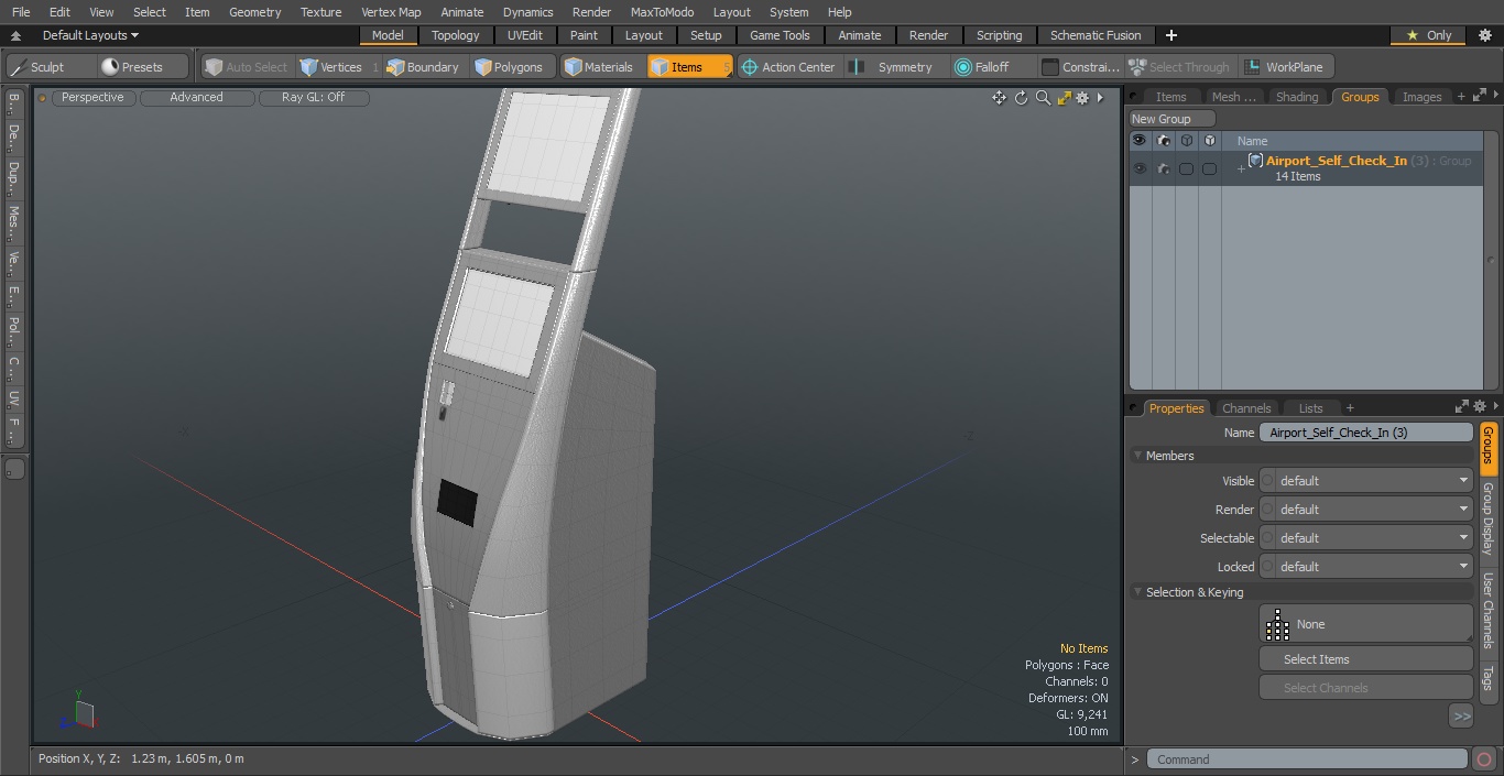 3D Airport Self Check In