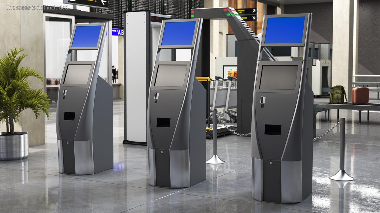 3D Airport Self Check In