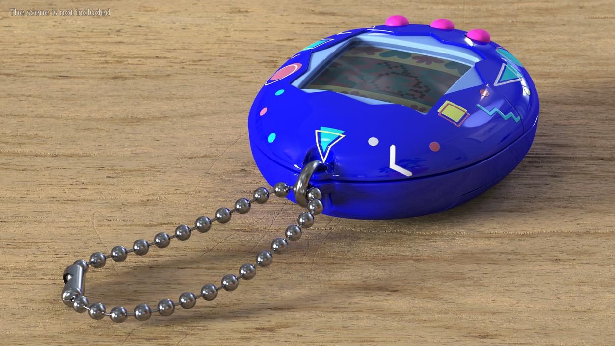 Electronic Digital Pet Violet 3D model