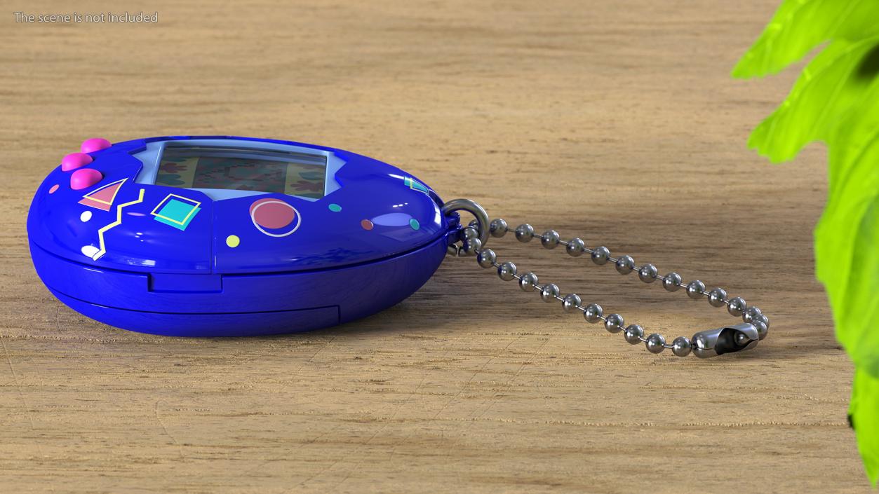 Electronic Digital Pet Violet 3D model