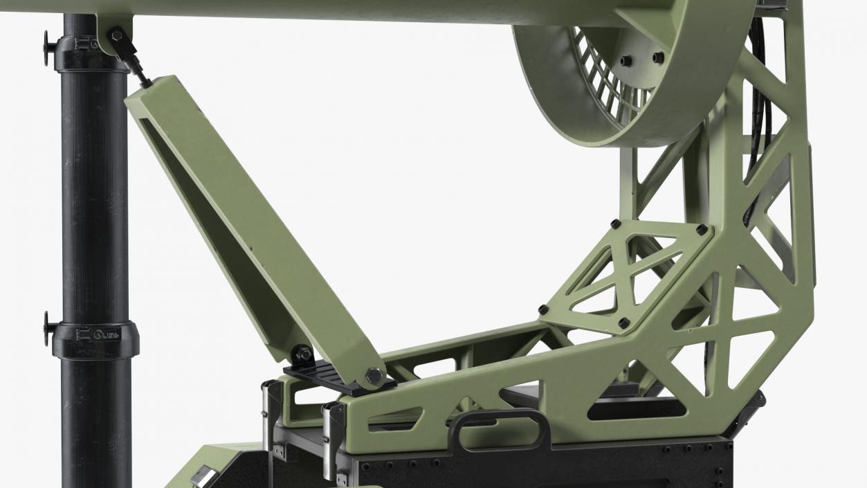 3D Anti UAV Defence System with Radar Set model