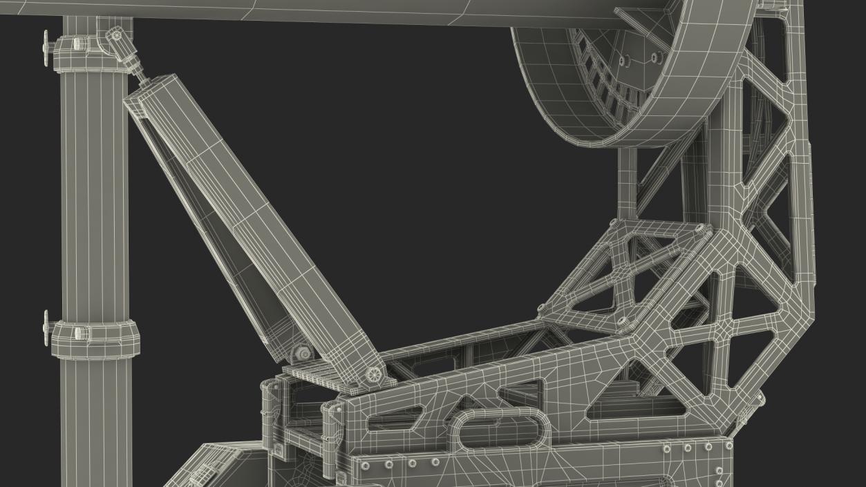 3D Anti UAV Defence System with Radar Set model