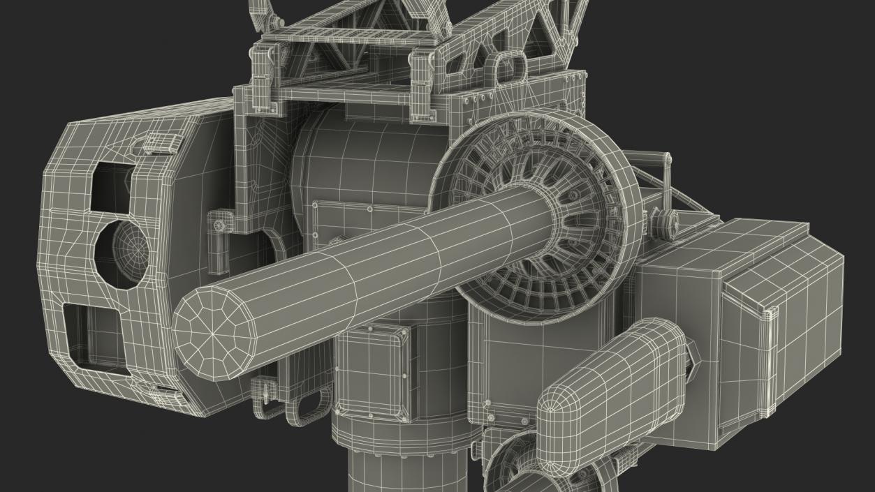 3D Anti UAV Defence System with Radar Set model