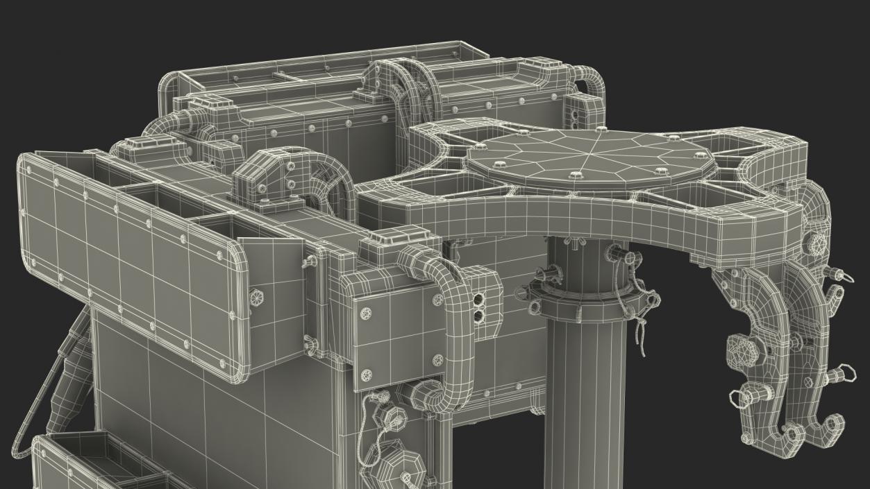 3D Anti UAV Defence System with Radar Set model