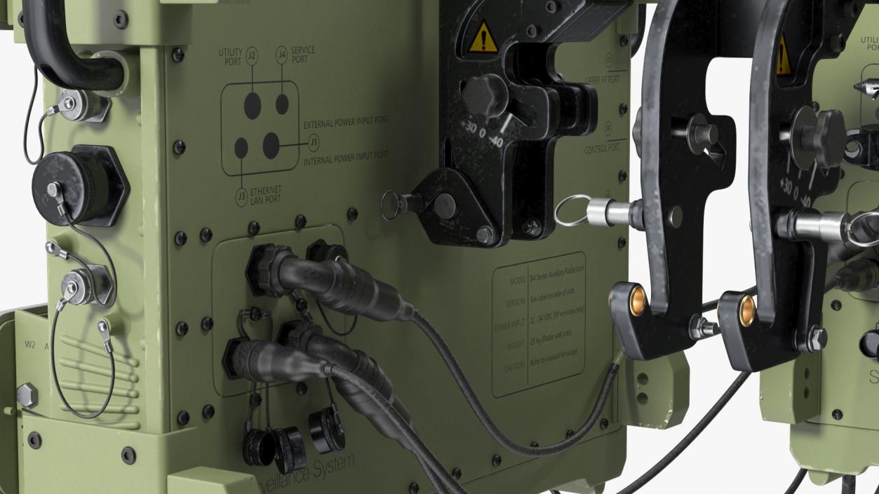 3D Anti UAV Defence System with Radar Set model