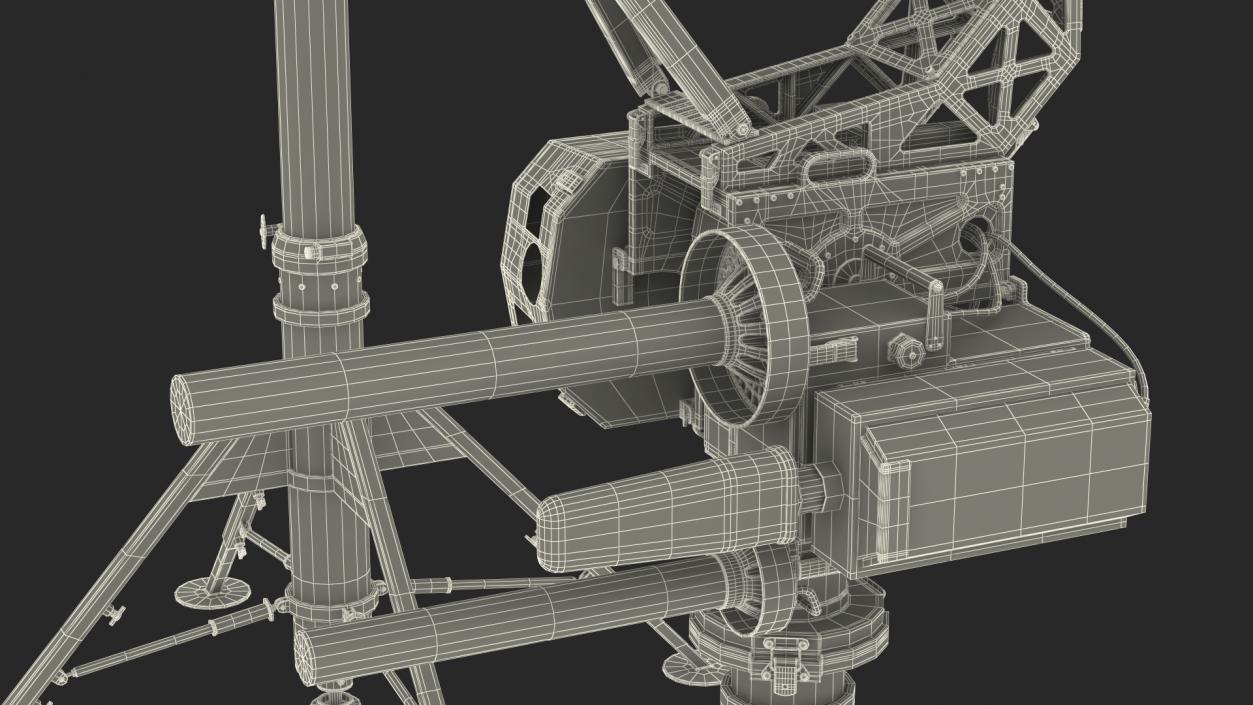 3D Anti UAV Defence System with Radar Set model