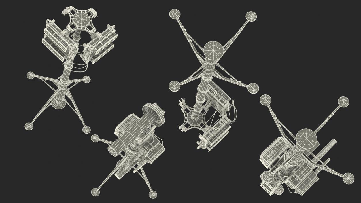 3D Anti UAV Defence System with Radar Set model