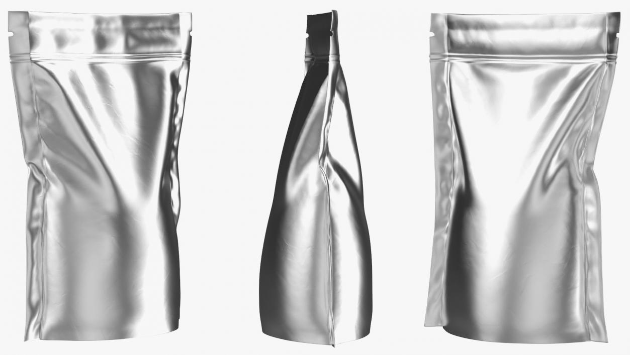 Vacuum Seal Bag Silver Foil 3D