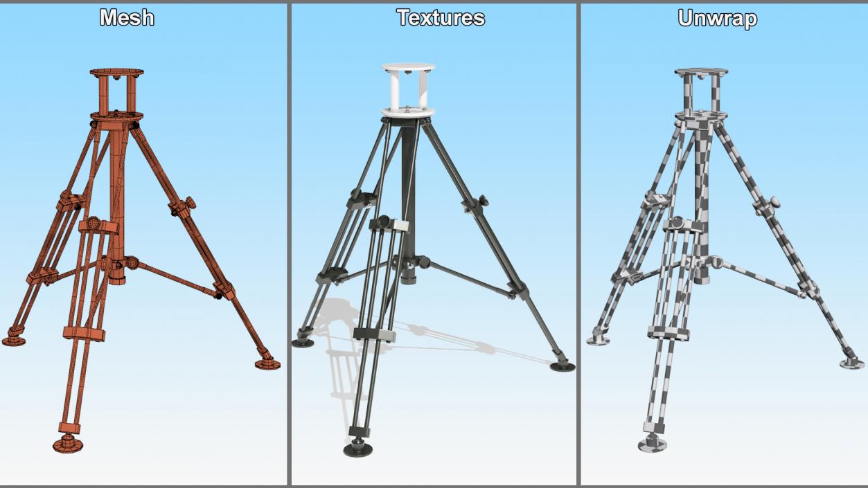 3D Tripod for Security Camera 2 model