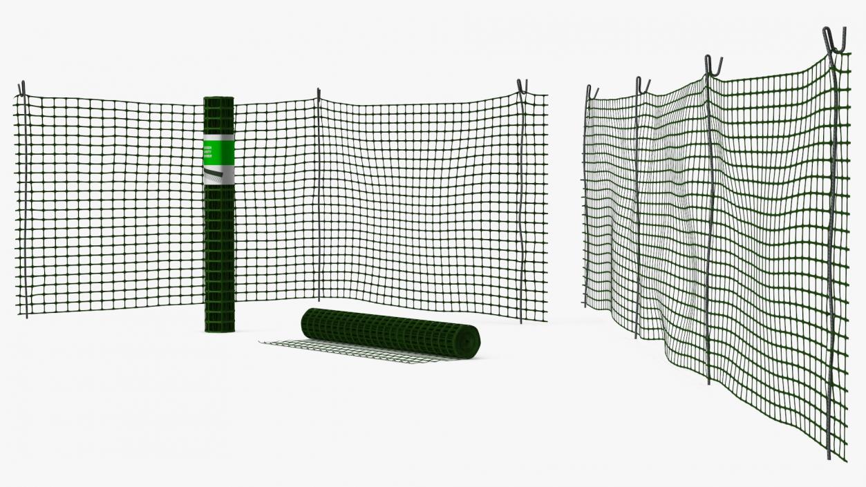 3D Garden Safety Barriers Set