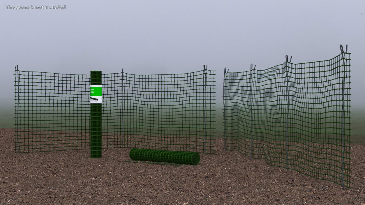 3D Garden Safety Barriers Set