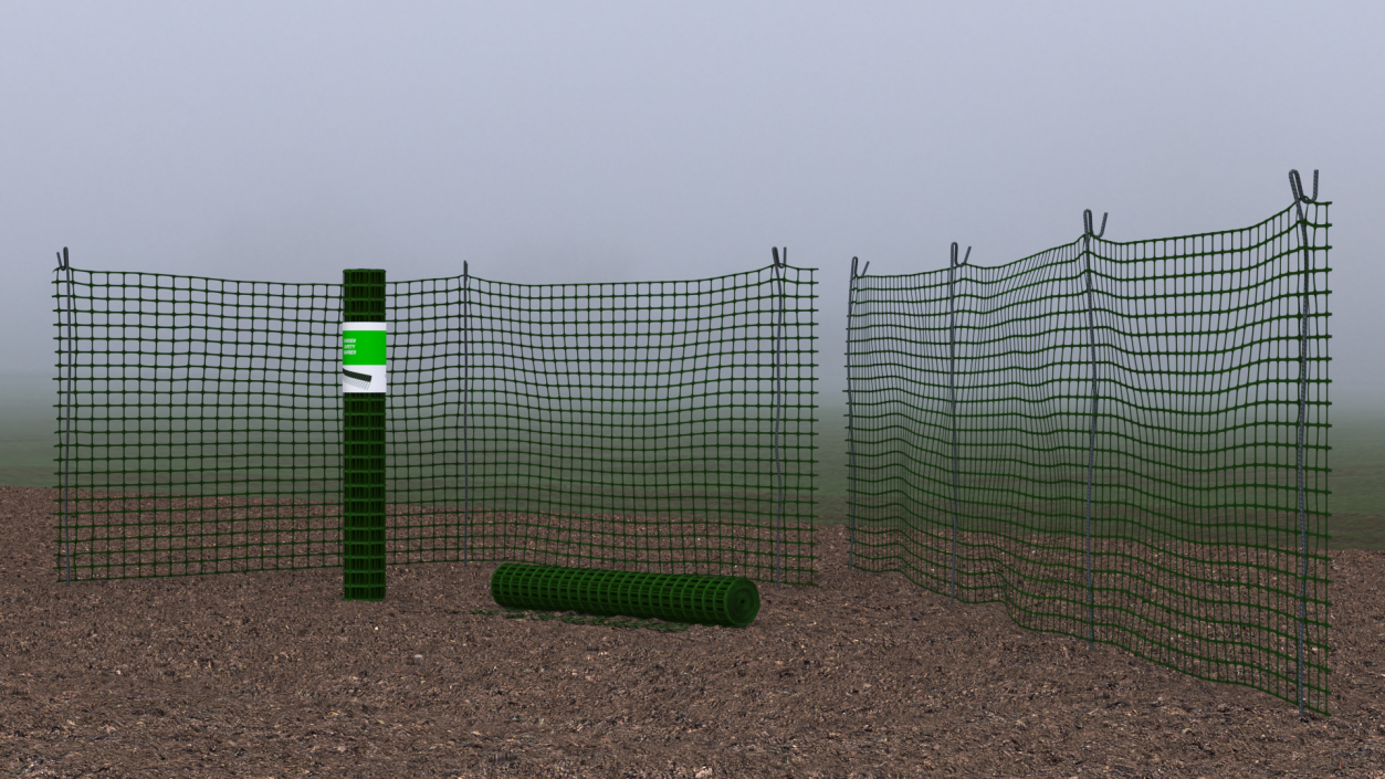 3D Garden Safety Barriers Set