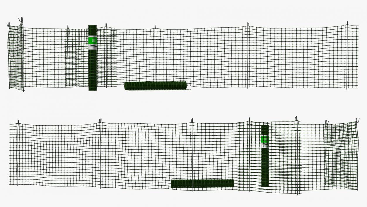 3D Garden Safety Barriers Set