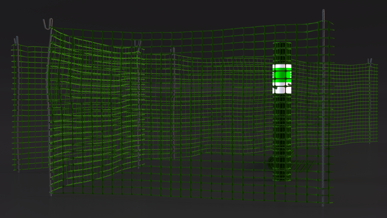 3D Garden Safety Barriers Set