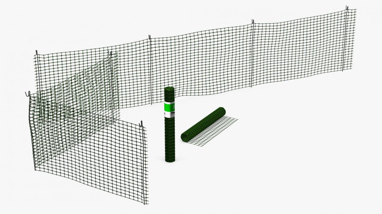 3D Garden Safety Barriers Set