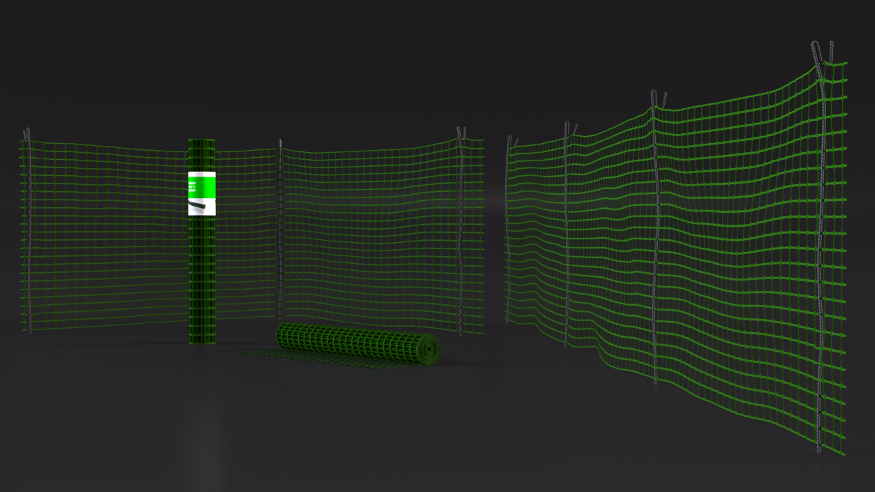 3D Garden Safety Barriers Set