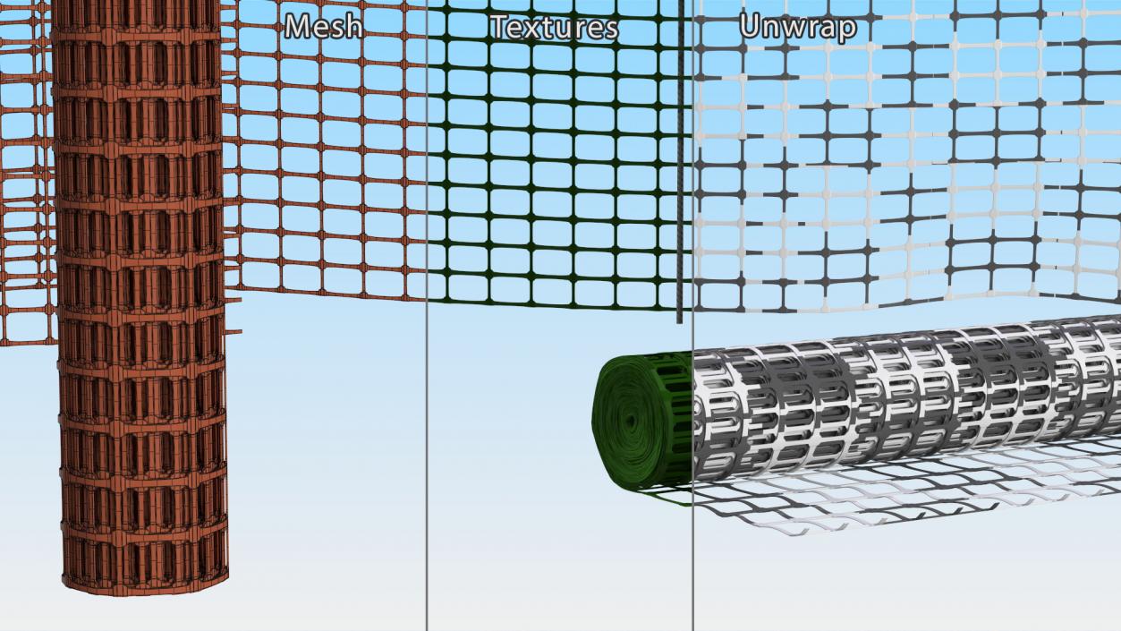 3D Garden Safety Barriers Set