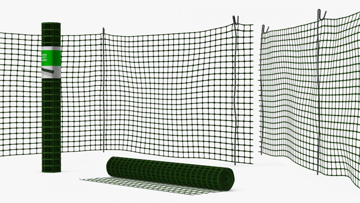 3D Garden Safety Barriers Set