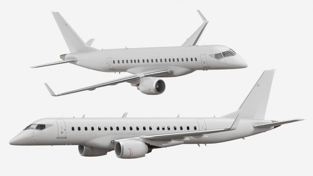 3D model Jet Airliner Retracted Landing Gear