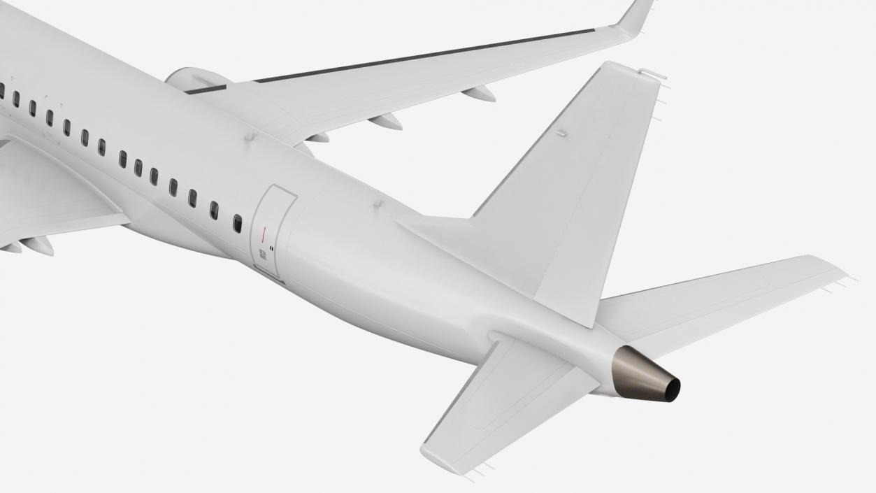 3D model Jet Airliner Retracted Landing Gear