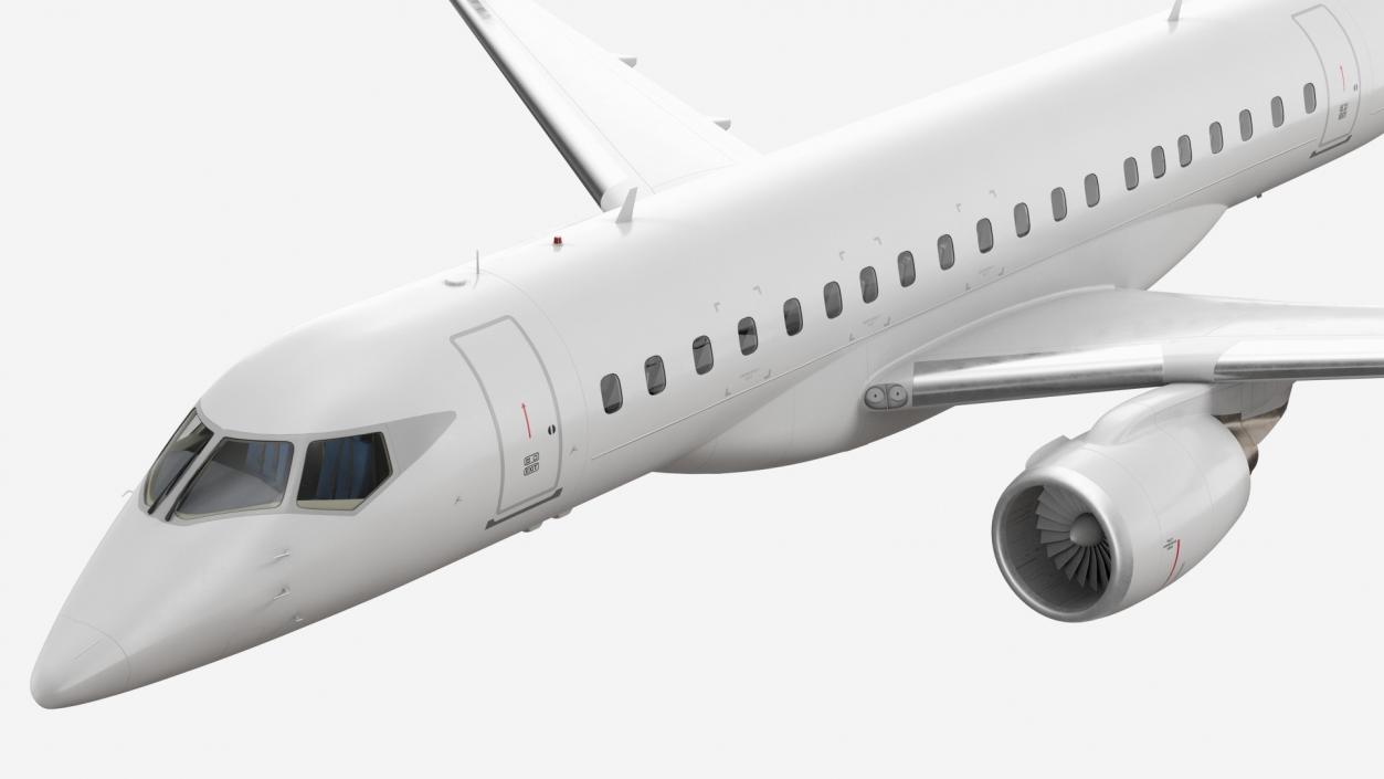 3D model Jet Airliner Retracted Landing Gear