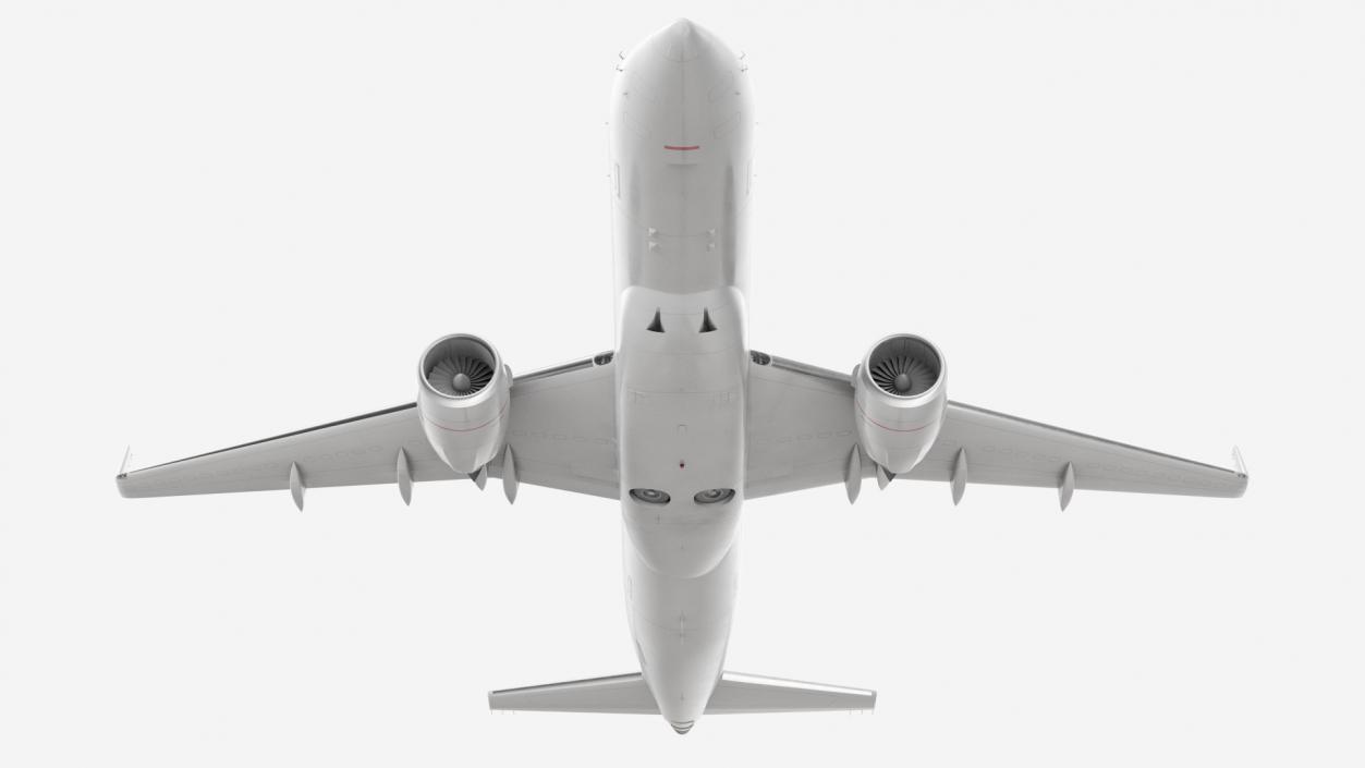 3D model Jet Airliner Retracted Landing Gear