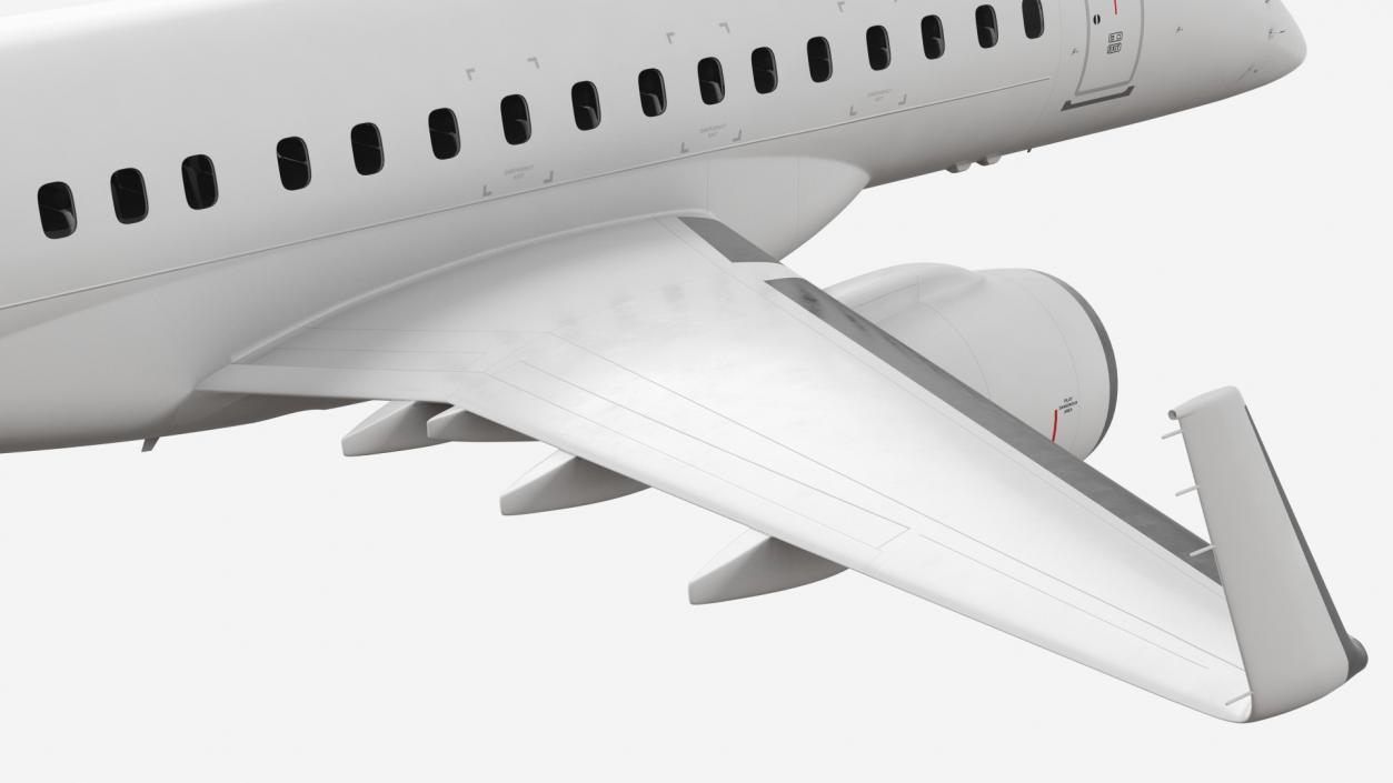 3D model Jet Airliner Retracted Landing Gear