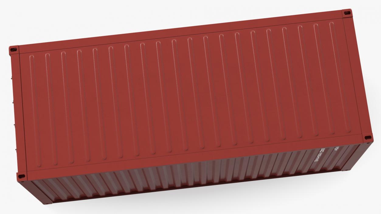 3D model Cargo Shipping Container 20 ft