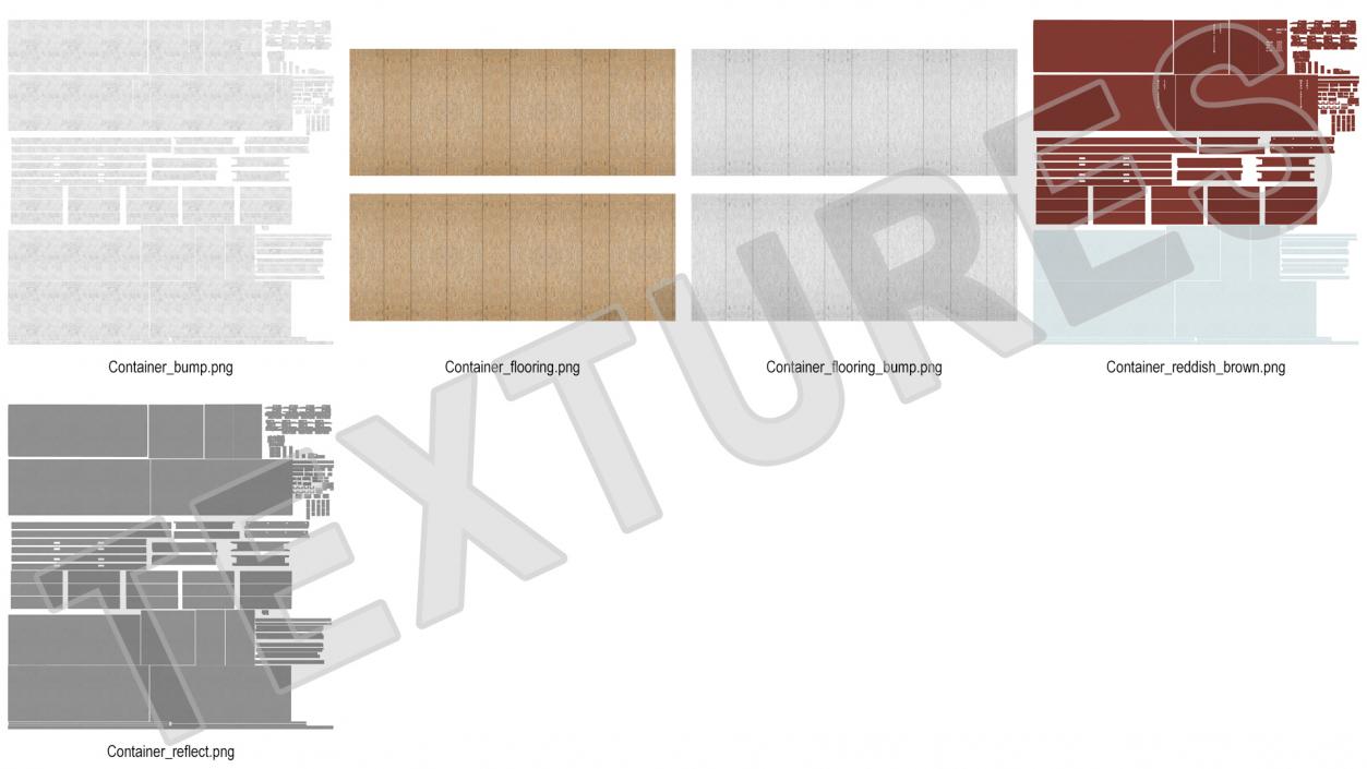 3D model Cargo Shipping Container 20 ft