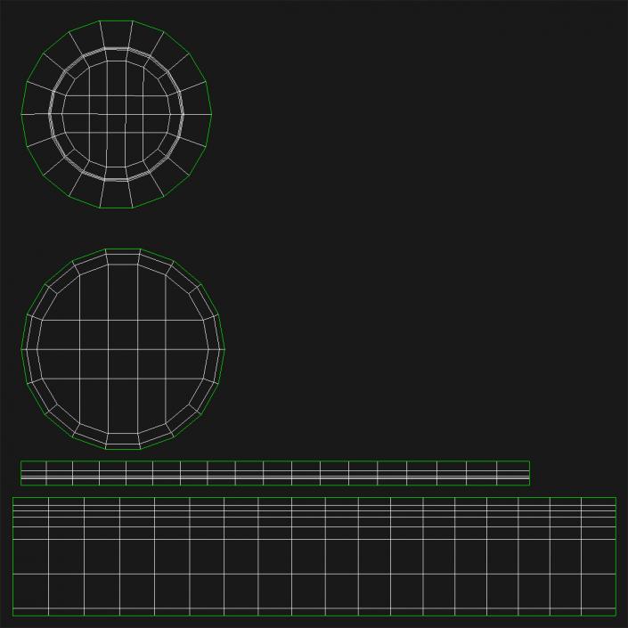 3D model LR44 Battery Generic