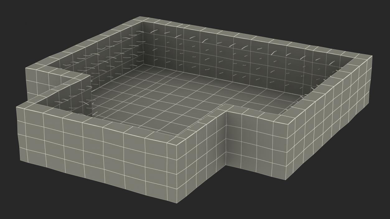 Private Building Foundation 3D