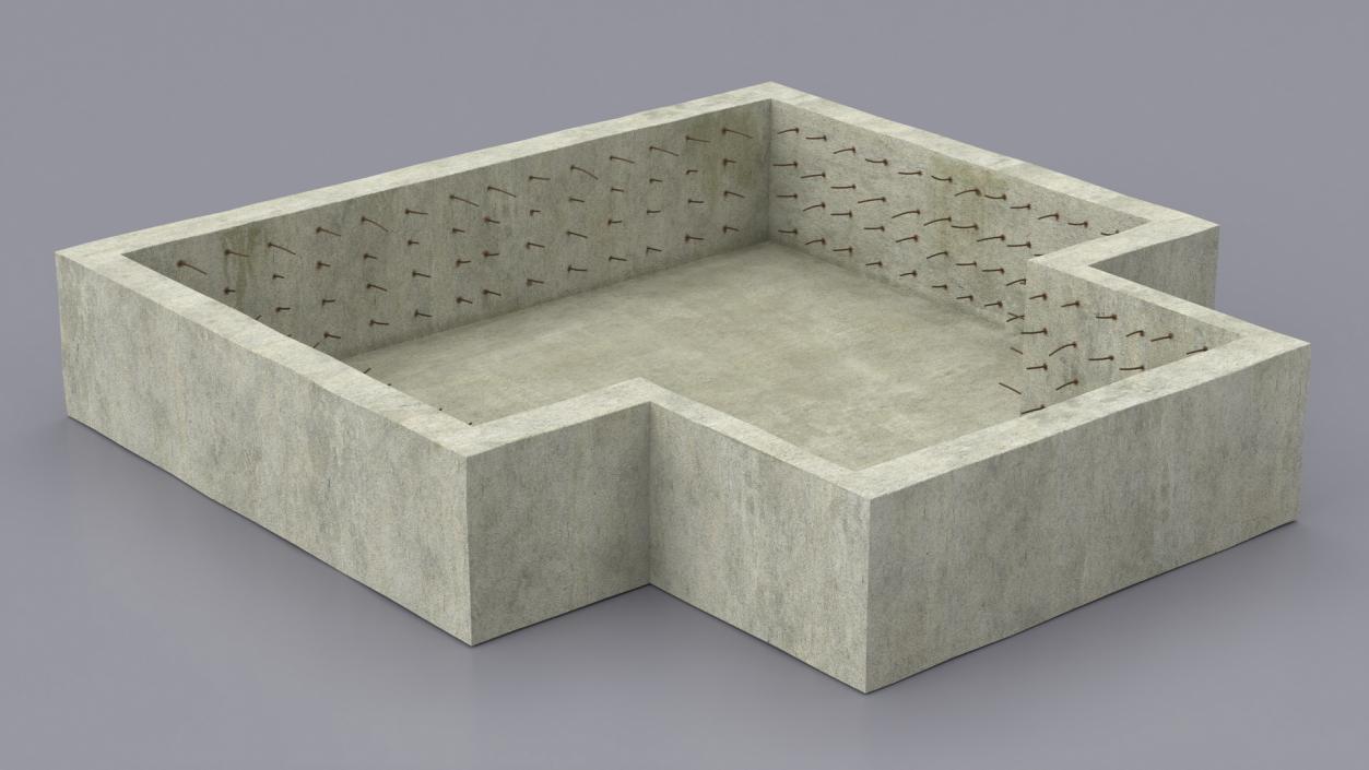 Private Building Foundation 3D