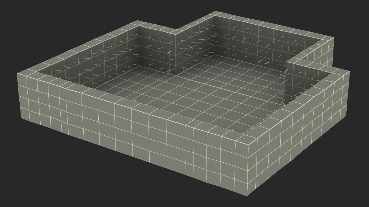 Private Building Foundation 3D