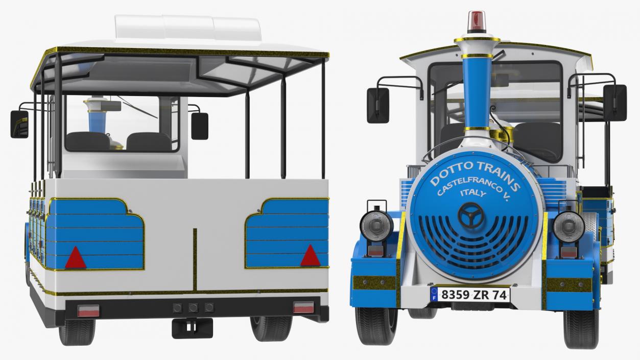 3D Tourist Train Dotto Muson River