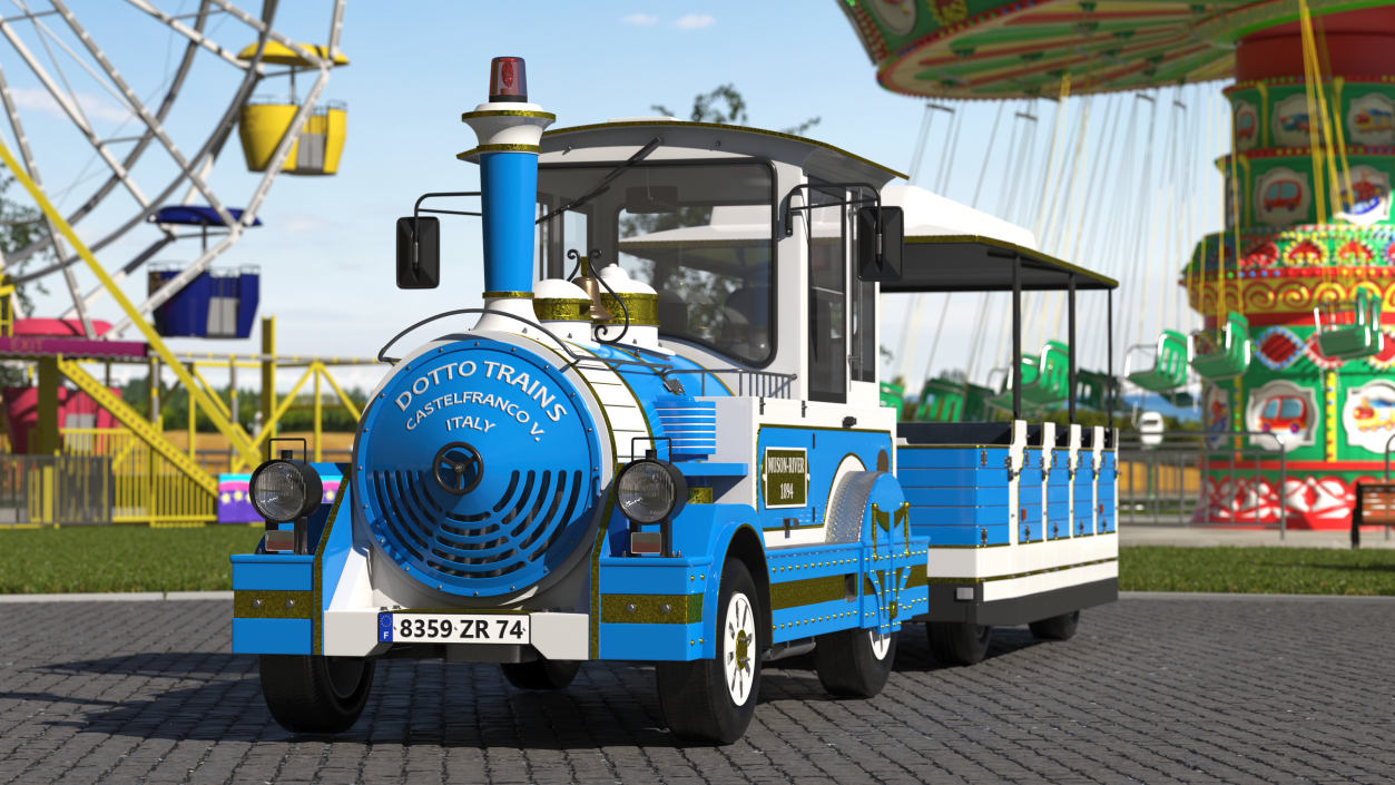 3D Tourist Train Dotto Muson River