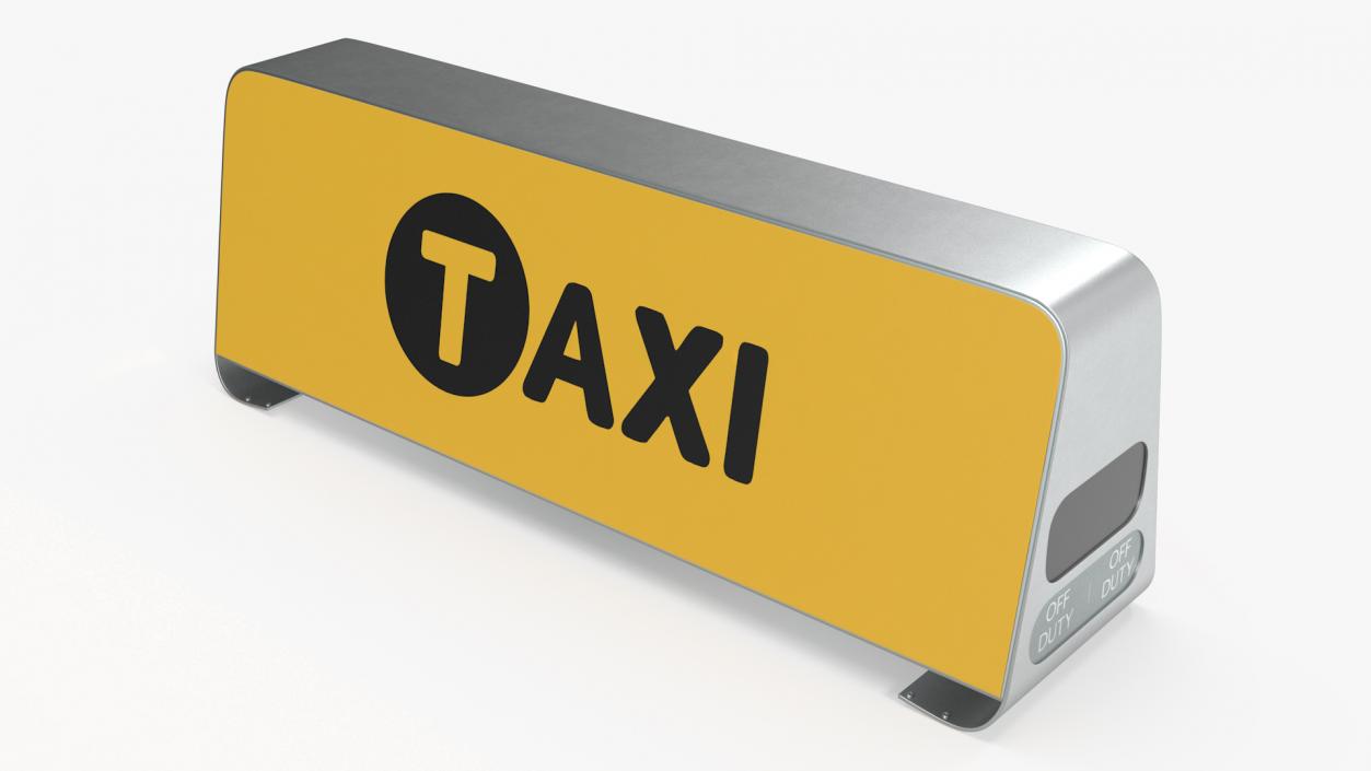 Taxi Sign 3D model