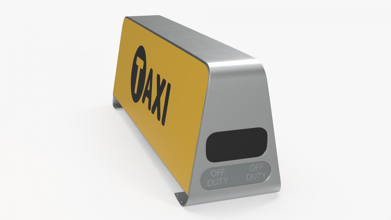 Taxi Sign 3D model