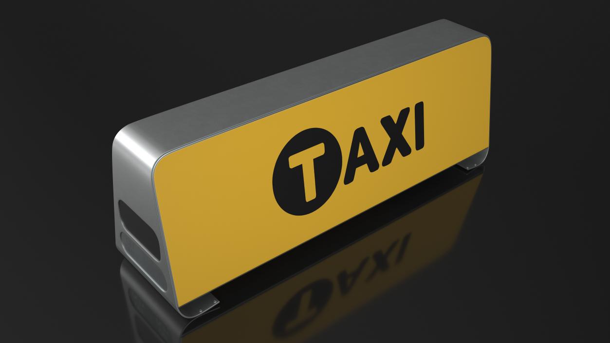 Taxi Sign 3D model