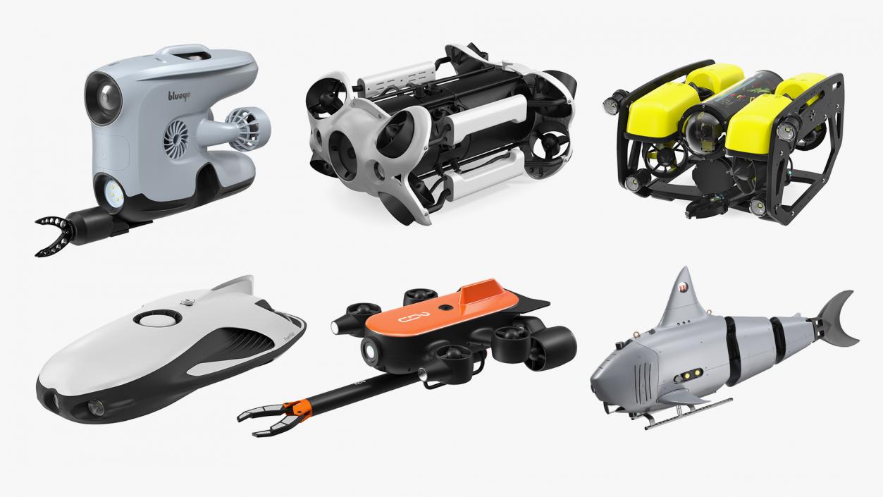 3D model Underwater Robots Collection 5