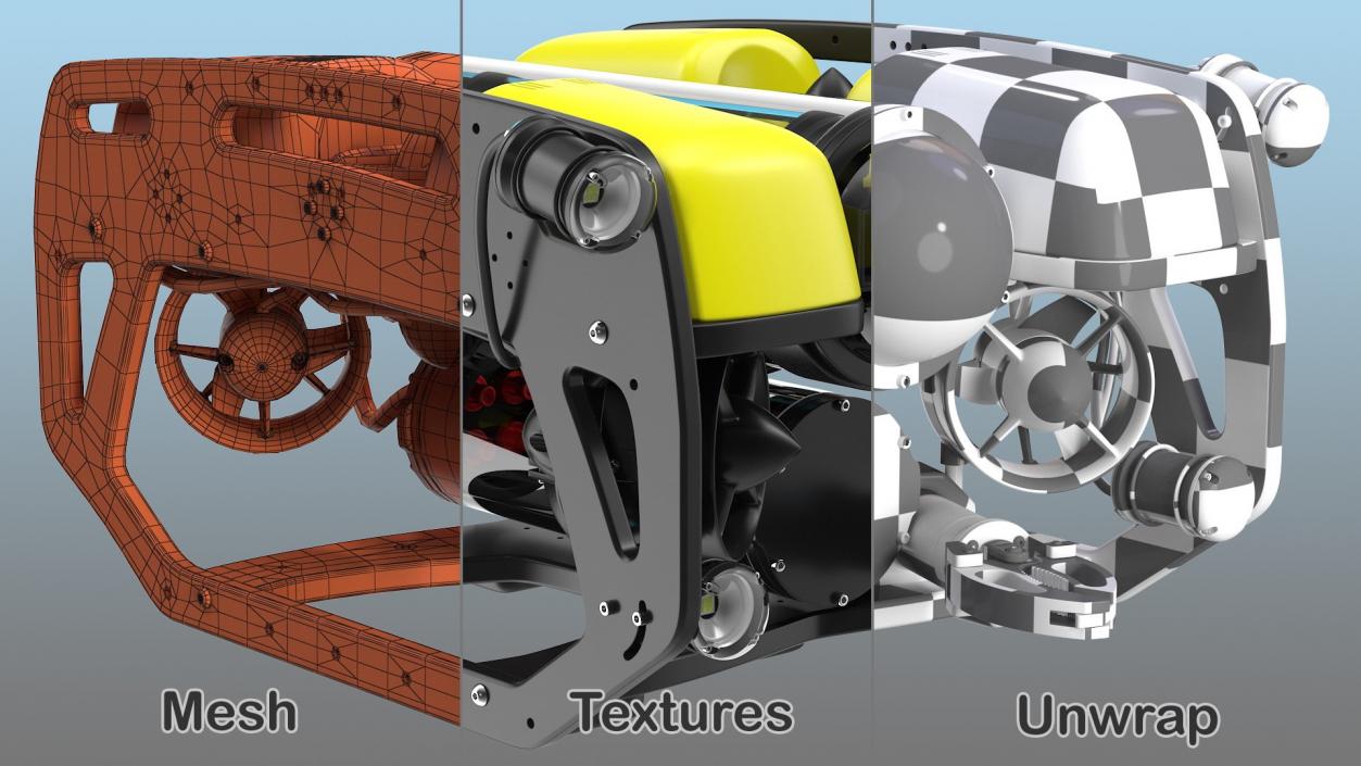 3D model Underwater Robots Collection 5