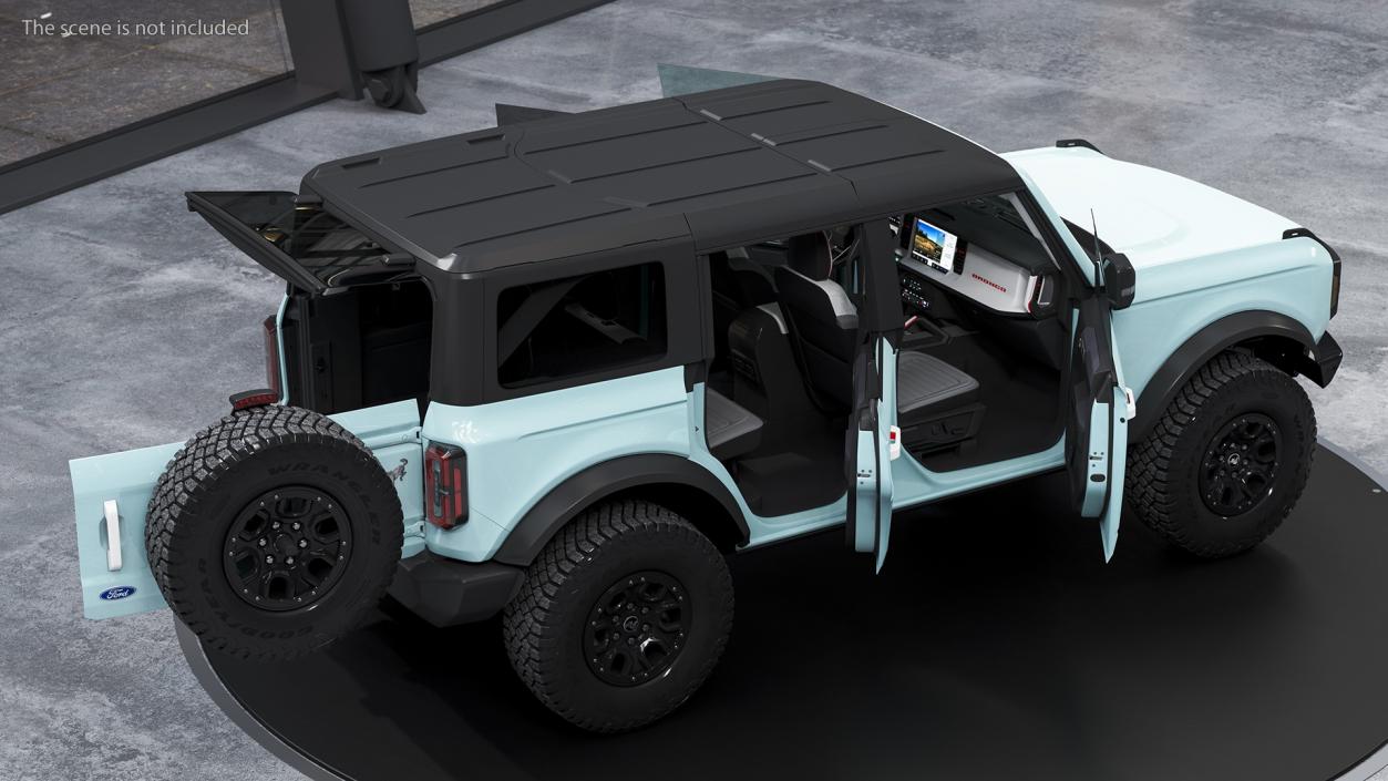 3D model Ford Bronco 2021 Four Door 4x4