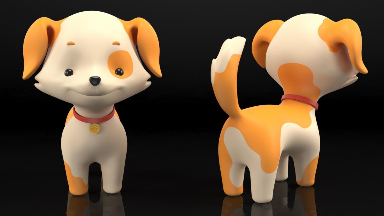 Cartoon Puppy Dog 3D