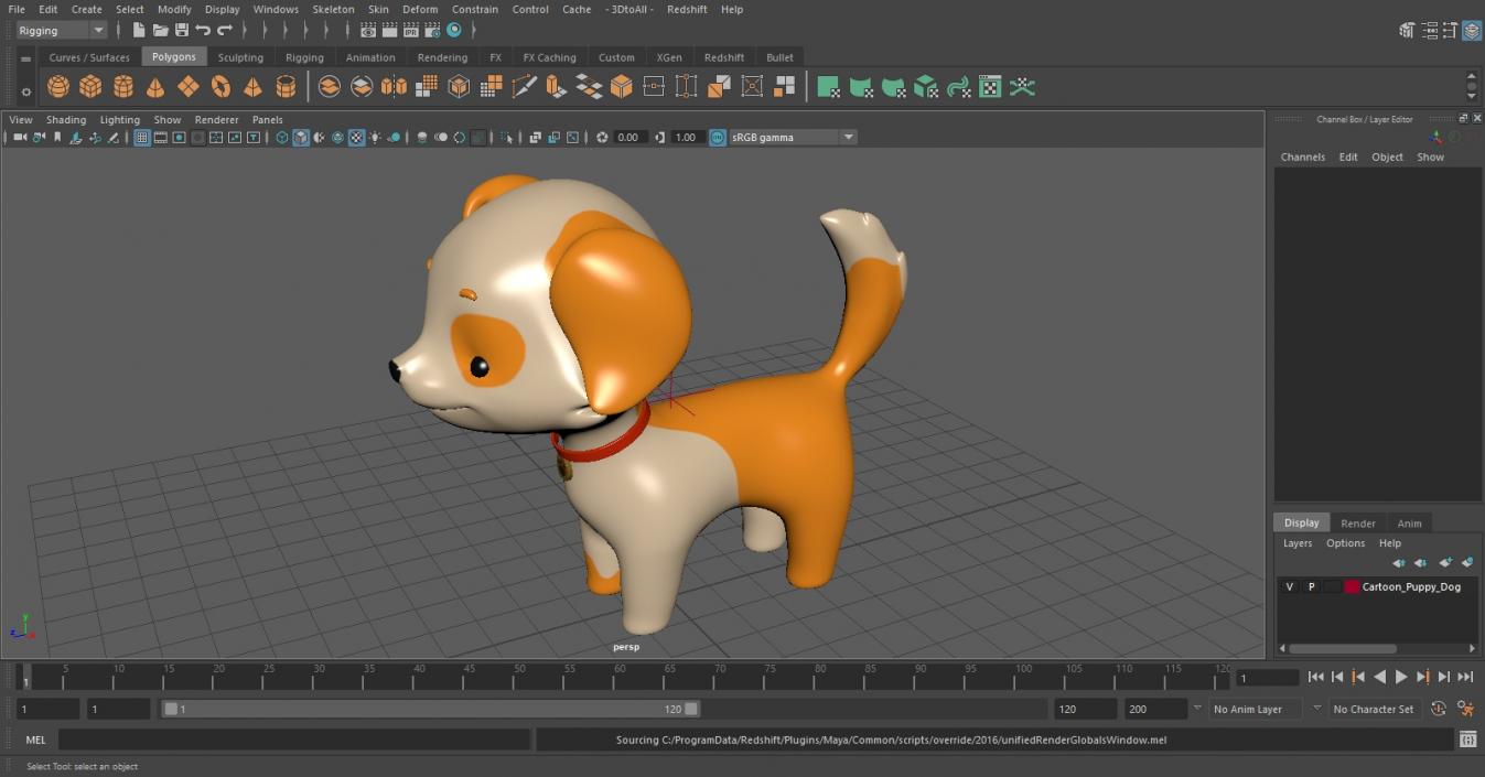 Cartoon Puppy Dog 3D