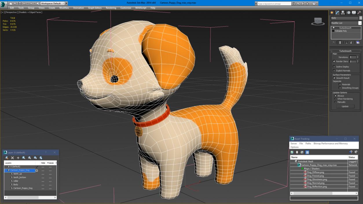 Cartoon Puppy Dog 3D