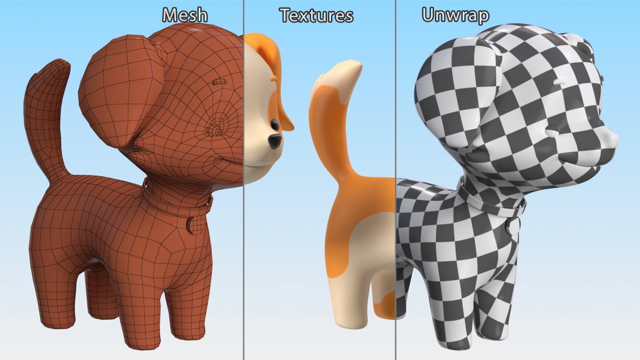 Cartoon Puppy Dog 3D