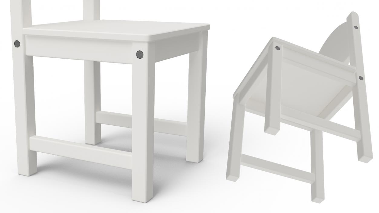 Chair for Children IKEA SUNDVIK White 3D