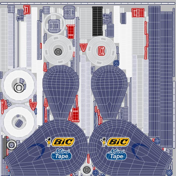 Bic Mini Correction Tape 3D model