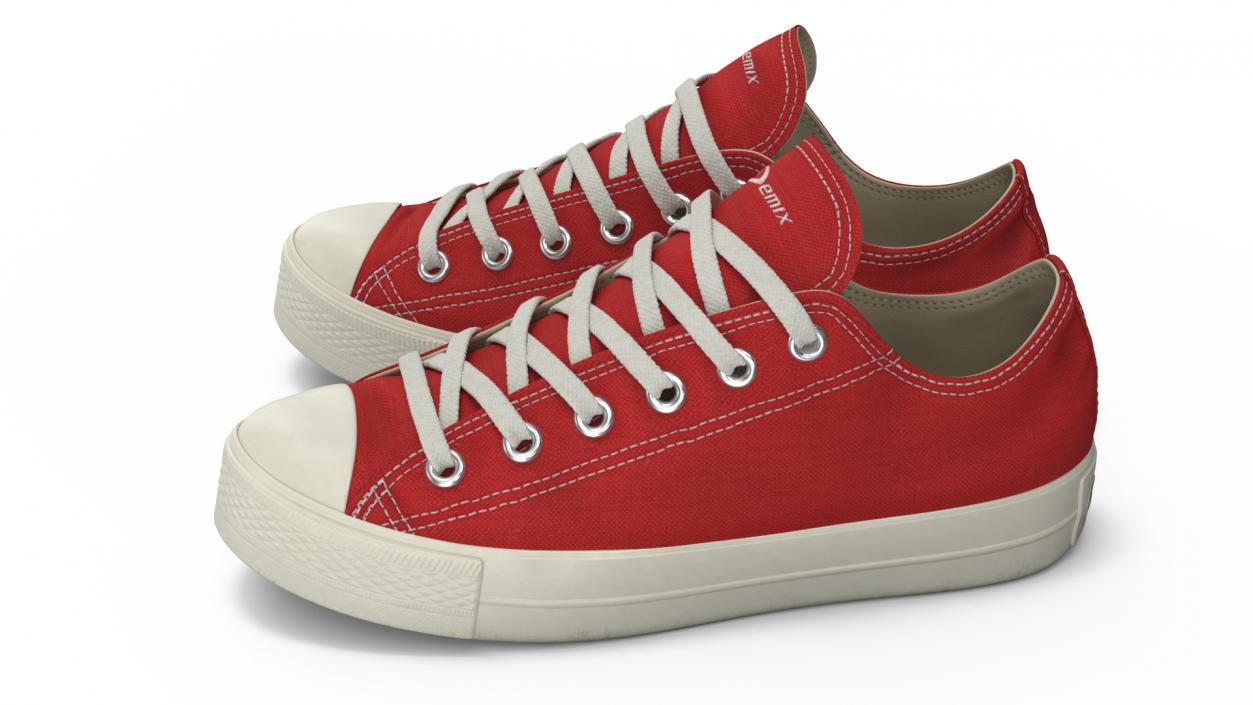 3D model Casual Classic Canvas Sneakers