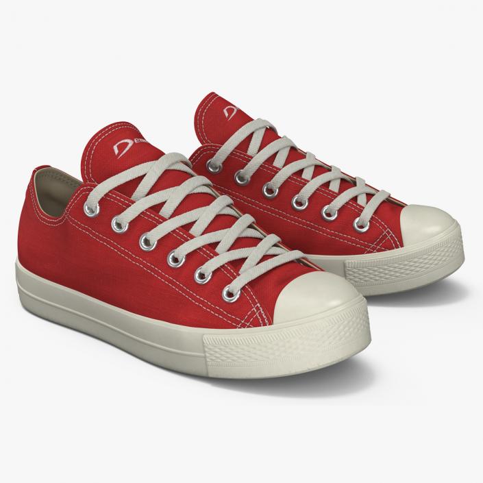 3D model Casual Classic Canvas Sneakers